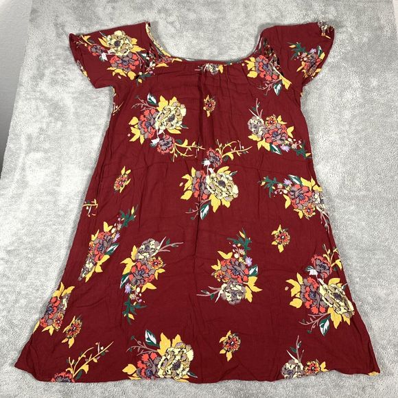Patreons Of Peace Floral Colorful Crepe Dress Size Large Women’s - Picture 3 of 10